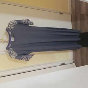 Blue Denim Long Dress - Small